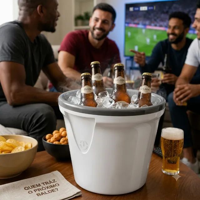 ? SUA BEBIDA MERECE GELO EM CUBO CRISTALINO!