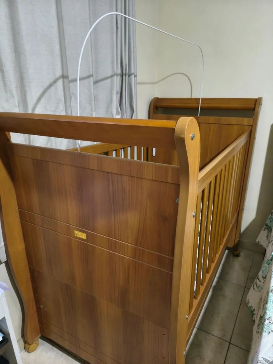 Berço usado em bom estado + colchão 