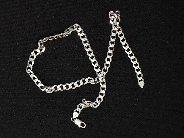 Corrente Grumet de Prata 925 - 55 cm - 43 g - Foto 3