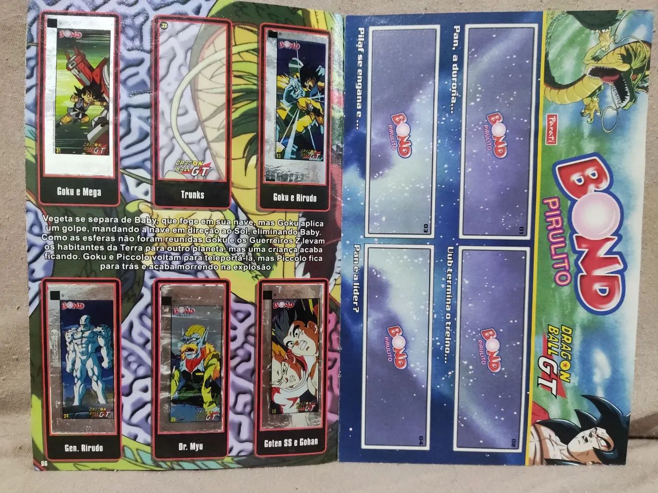 Álbum Bond Chicle Dragon Ball GT - Foto 5