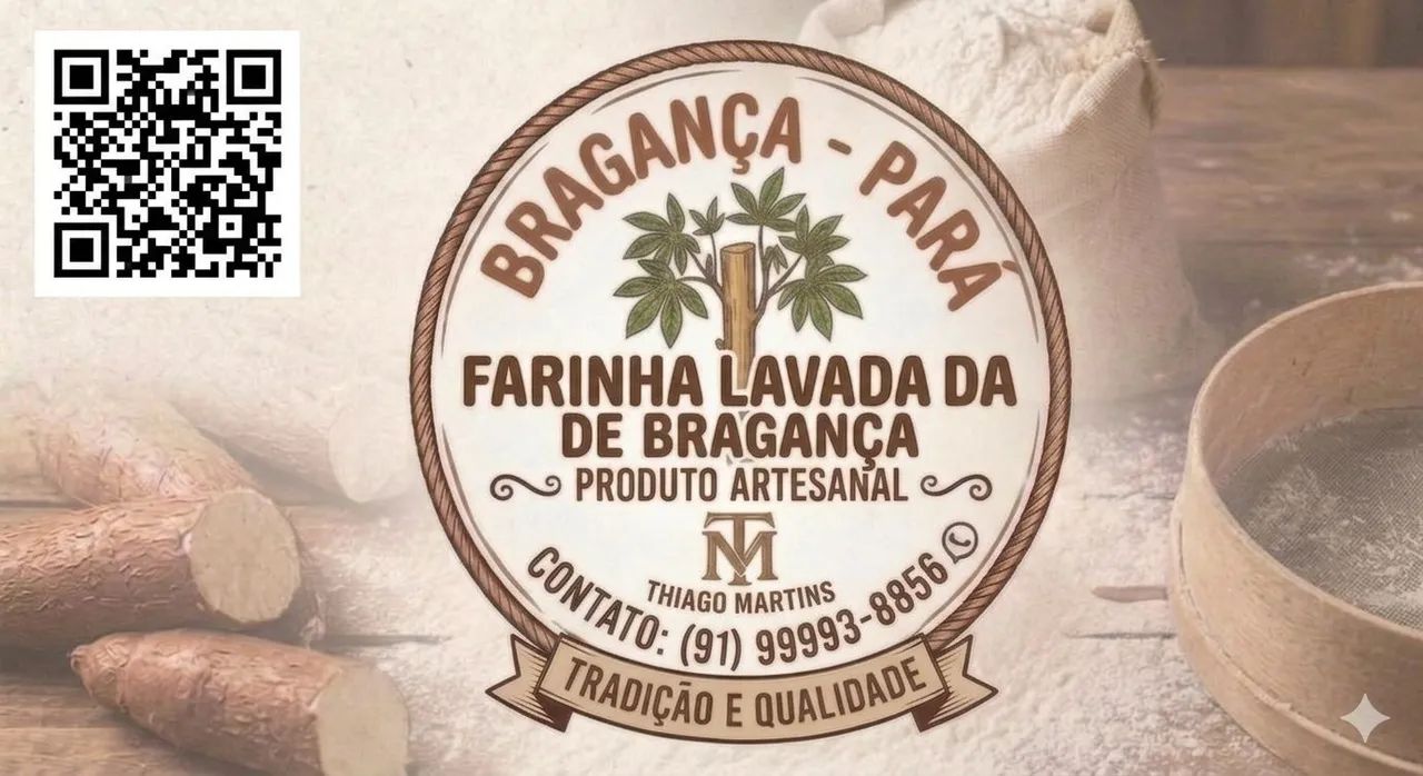 Farinha lavada de Bragança 