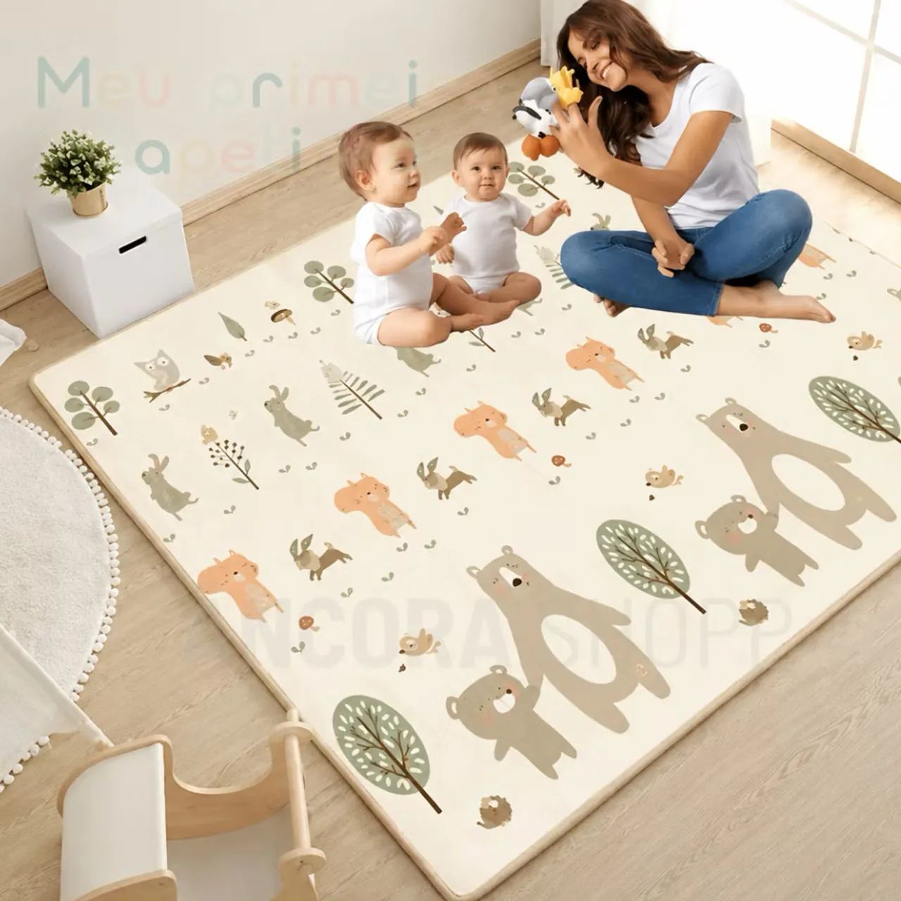 Tapete infantil de atividades 