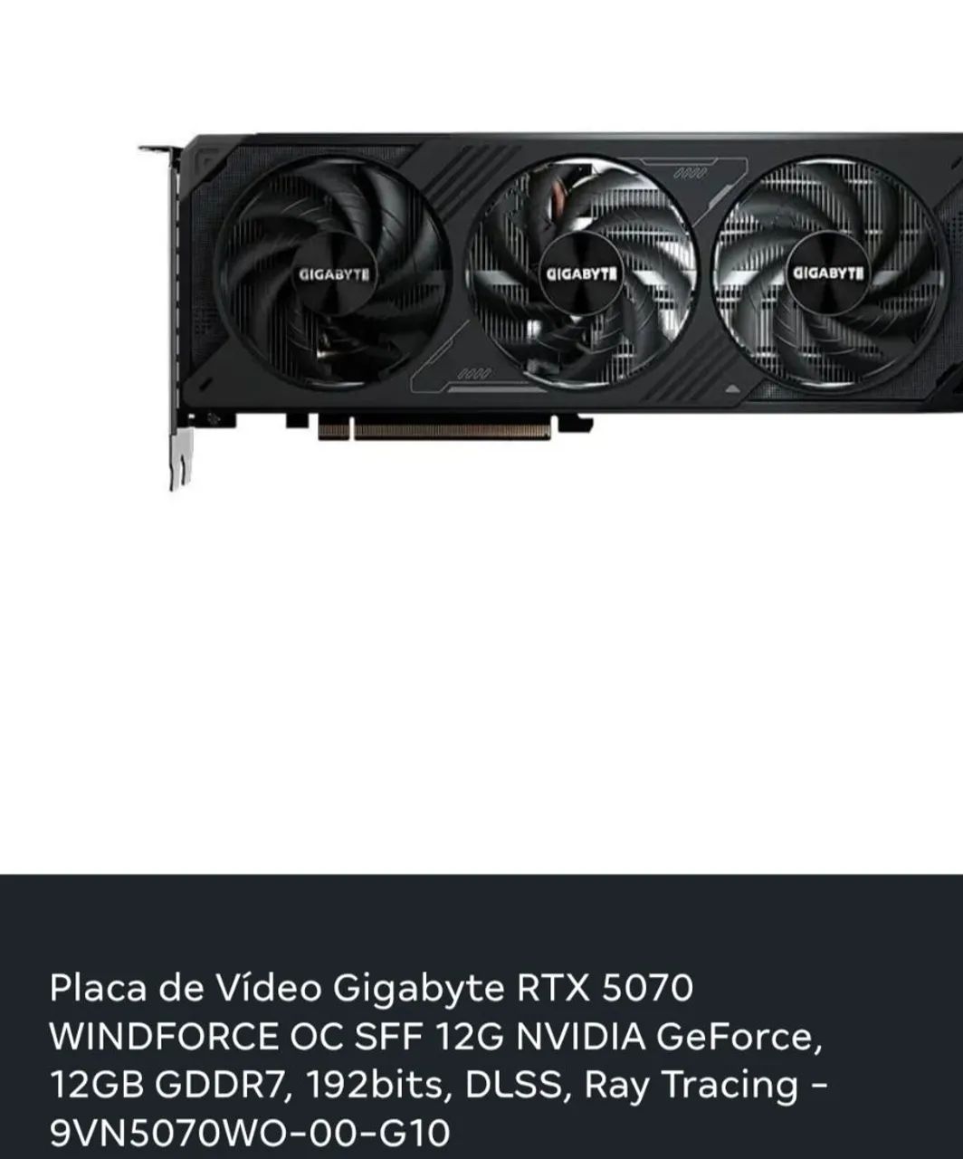 Placa de video rtx 5070 com garantia  - Foto 2