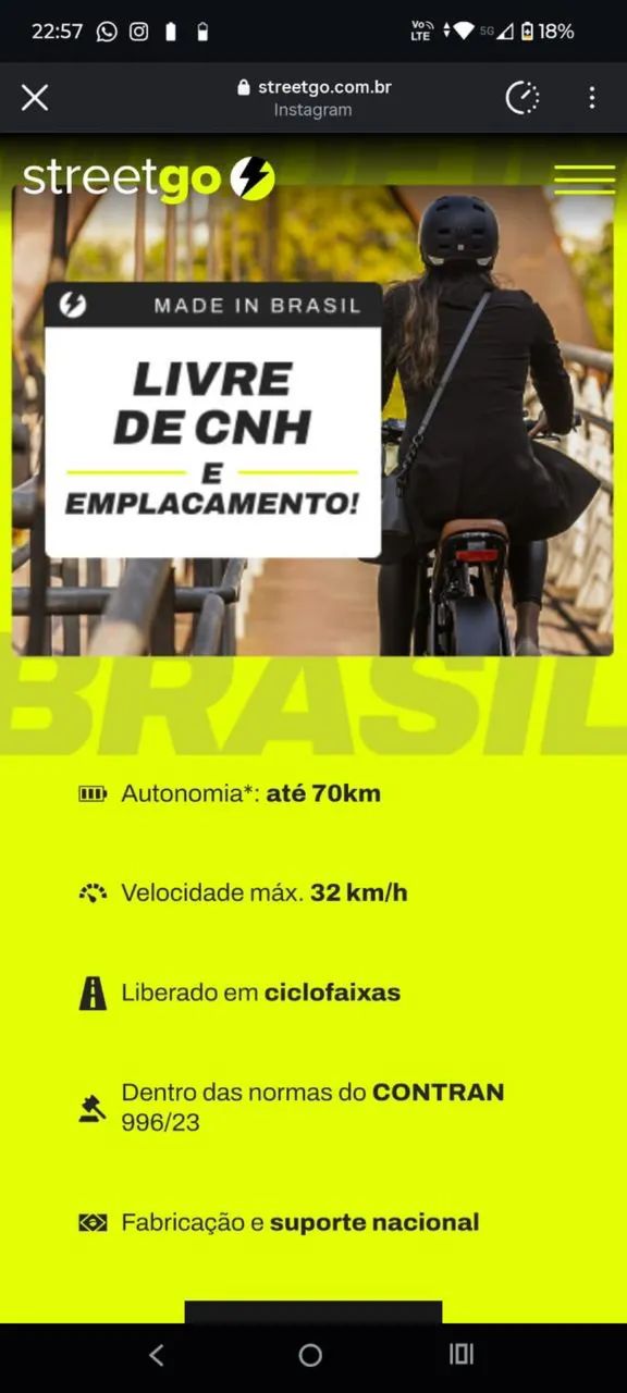Bicicleta elétrica  - Foto 4
