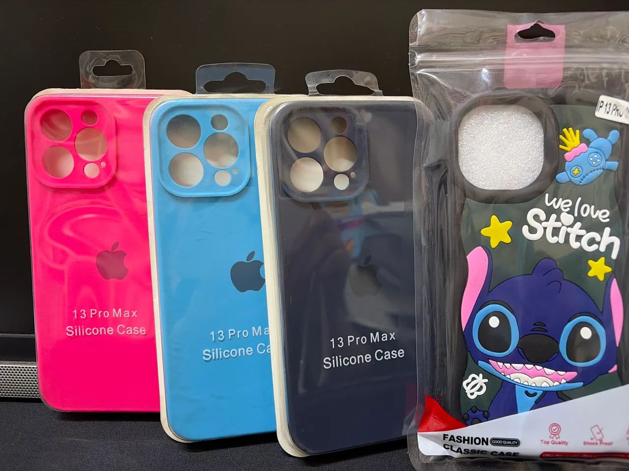 Capinha iPhone 13 pro max 4 unidades 