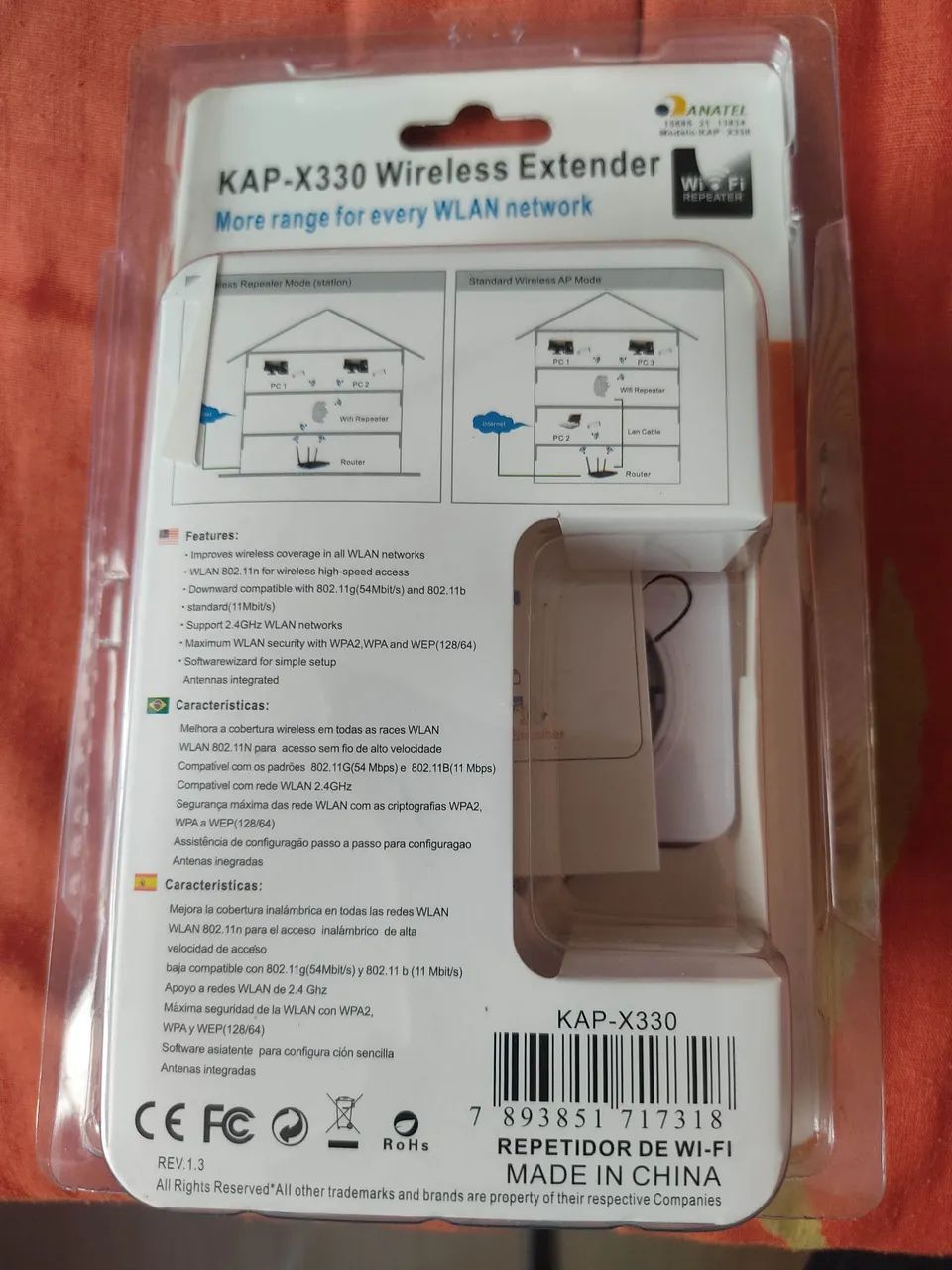 REPETIDOR WIFI KAP-X330 Wireless Extender - Foto 2