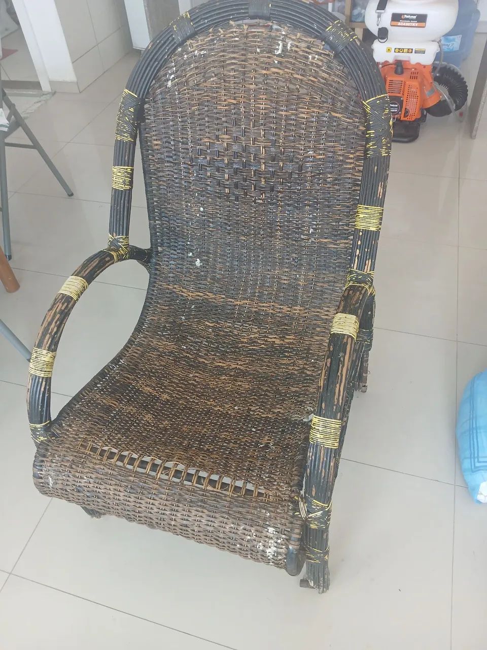 Cadeira de vime 