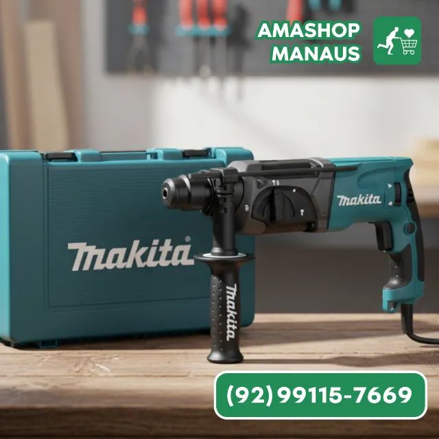 Martelete Makita HR2470 Profissional 220V - Original e Novo