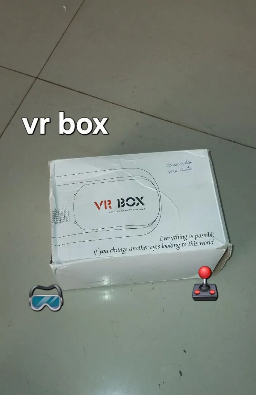 Vr box não foi usado