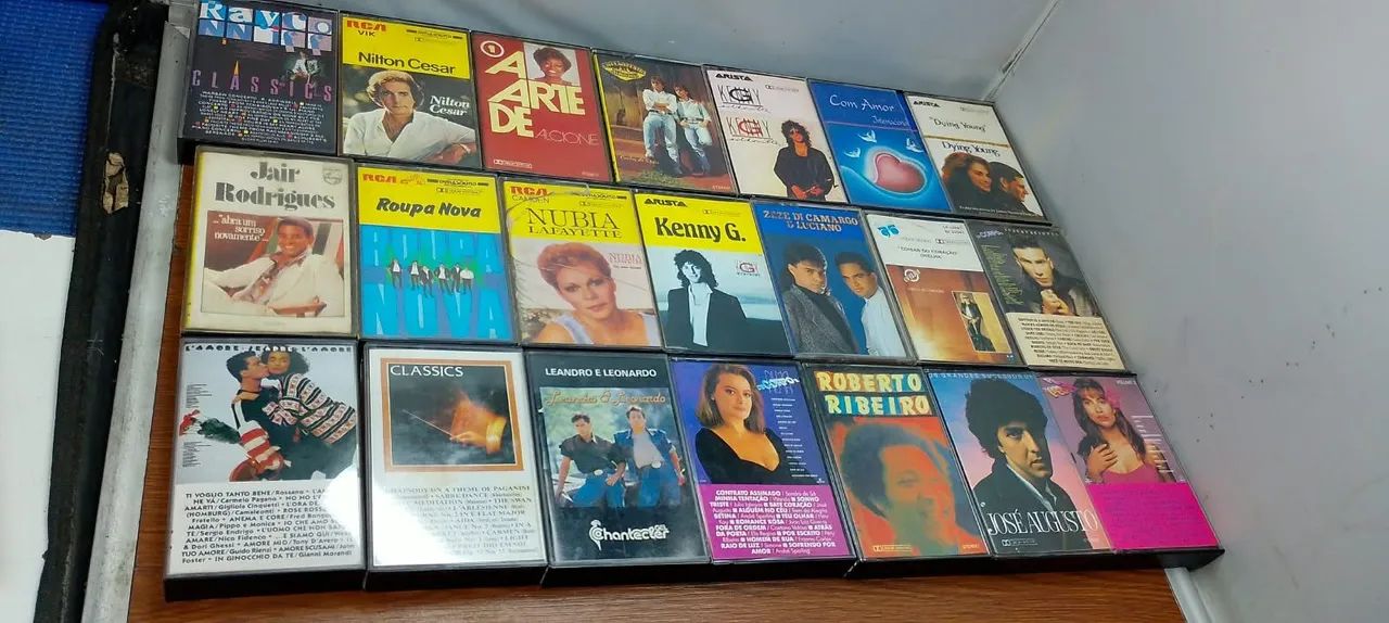 Fita k7 cantores variados 42 fitas - Foto 2