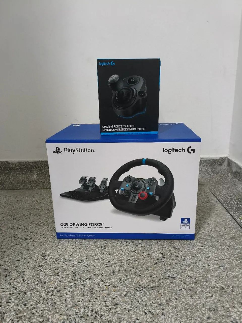 Kit Simulador Logitech G29 (Volante + Pedais + Câmbio Shifter + Suporte De Ferro Completo) - Foto 2