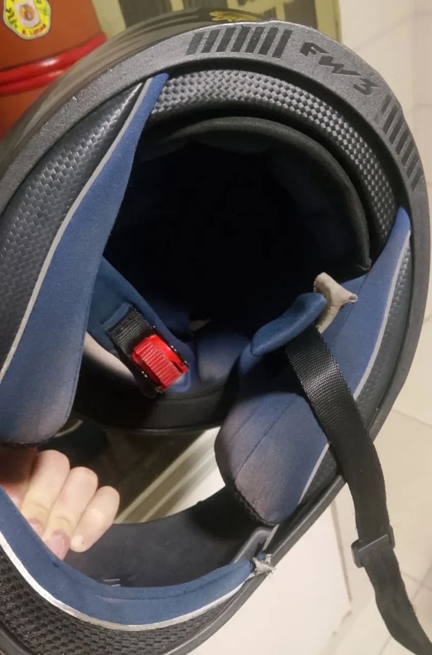 Capacete fw3 fechado  - Foto 4