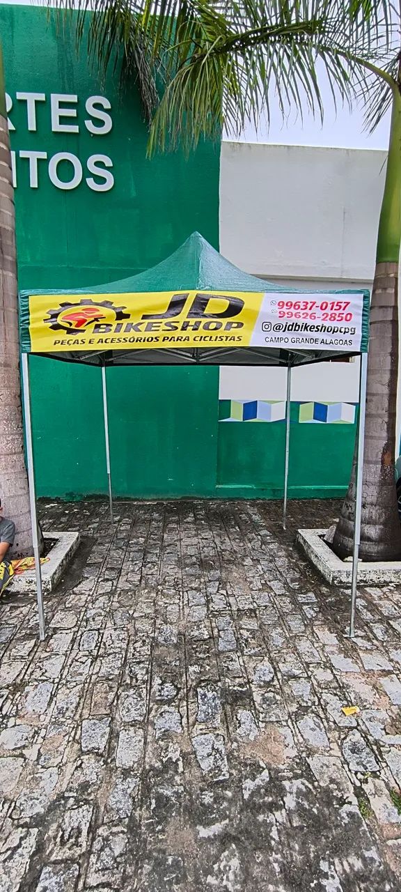 TENDA SANFONADA 2X2 FEITA COM METALON  - Foto 2