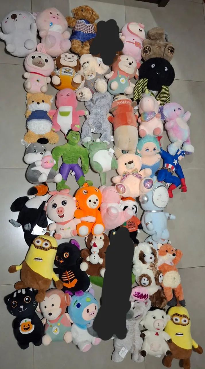 PELÚCIAS MÉDIAS (UNIDADE)