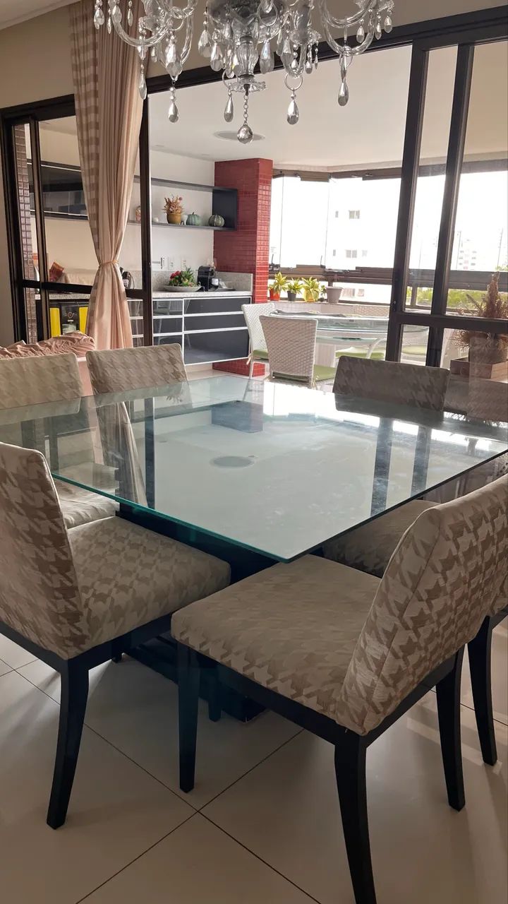 Mesa jantar + 6 cadeiras - Foto 4