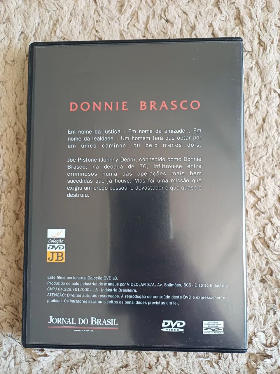 Doente Brasco - DVD seminovo - Foto 3