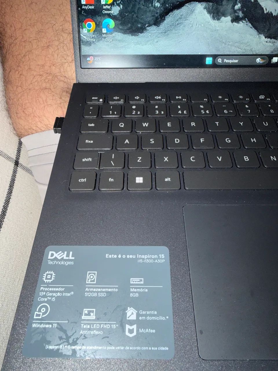 Notebook Dell 15.6pol Processador I5 13ª Geração  - Foto 5