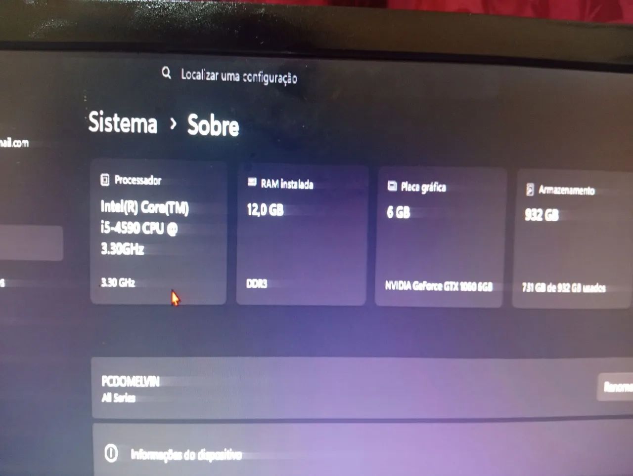 PC GAMER SINPLES  CORE I5 já vem com w11 - Foto 4