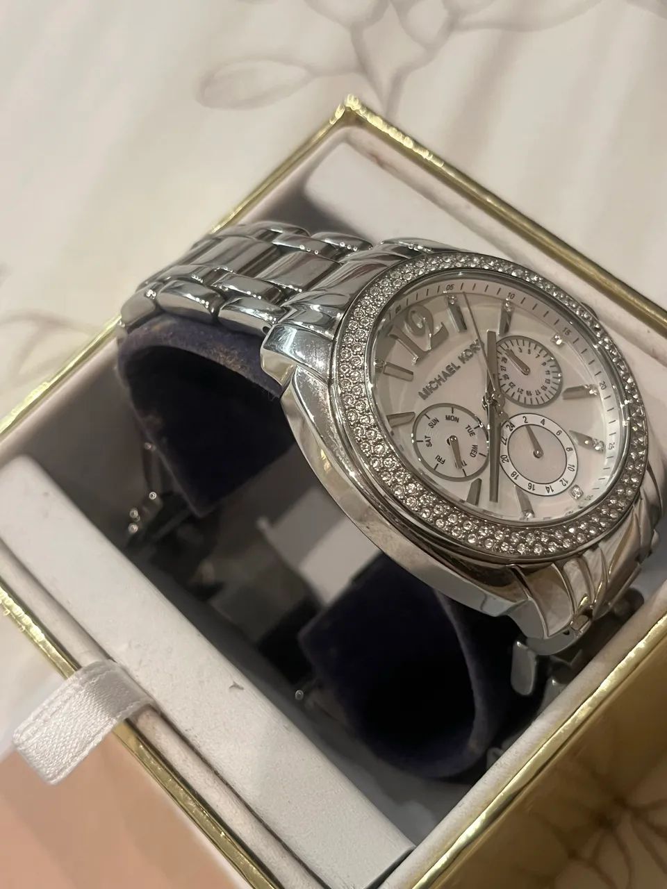 Relógio pulseira prateado michael kors  - Foto 3