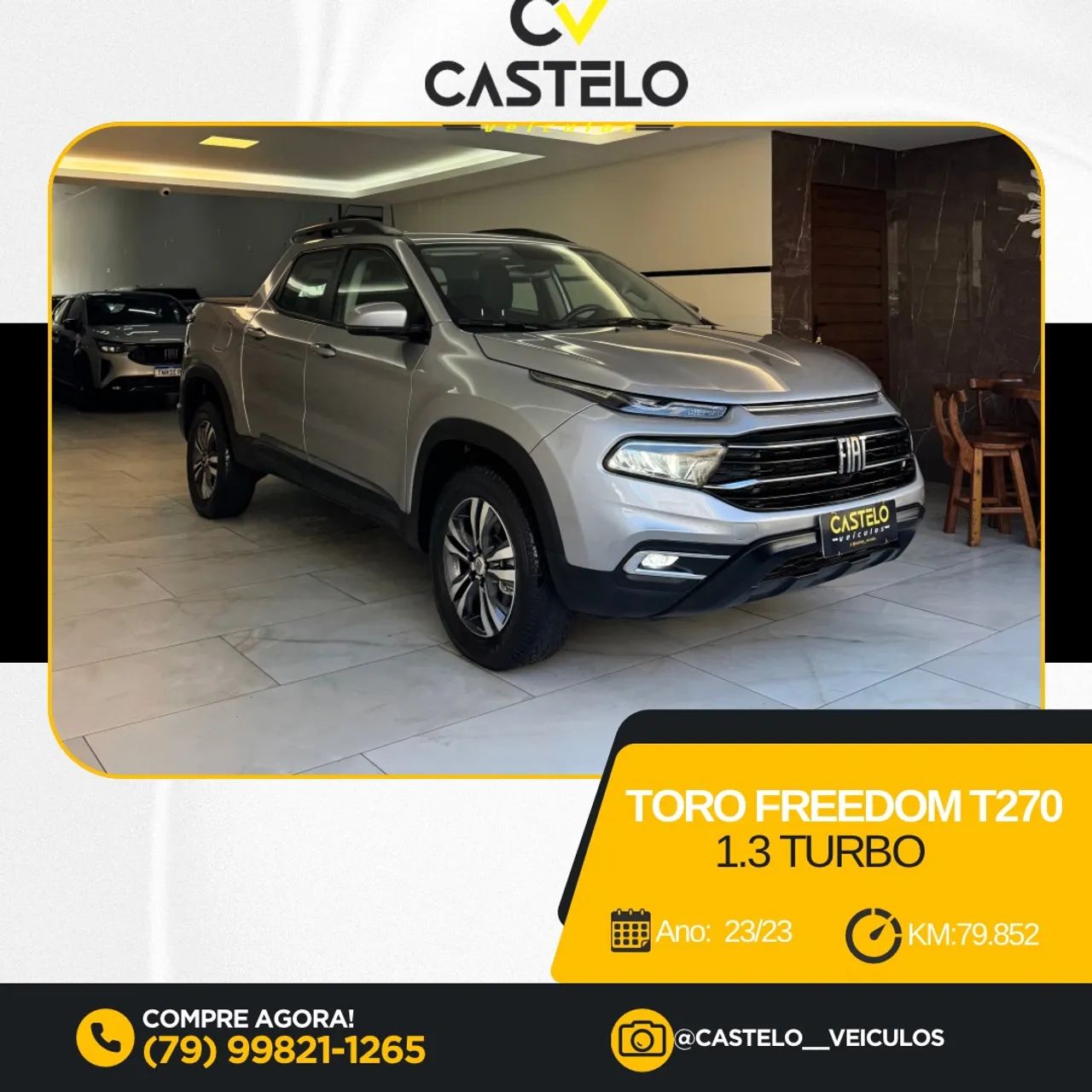 Fiat Toro Toro Freedom 1.3 T270 4x2 Flex Aut. 2023