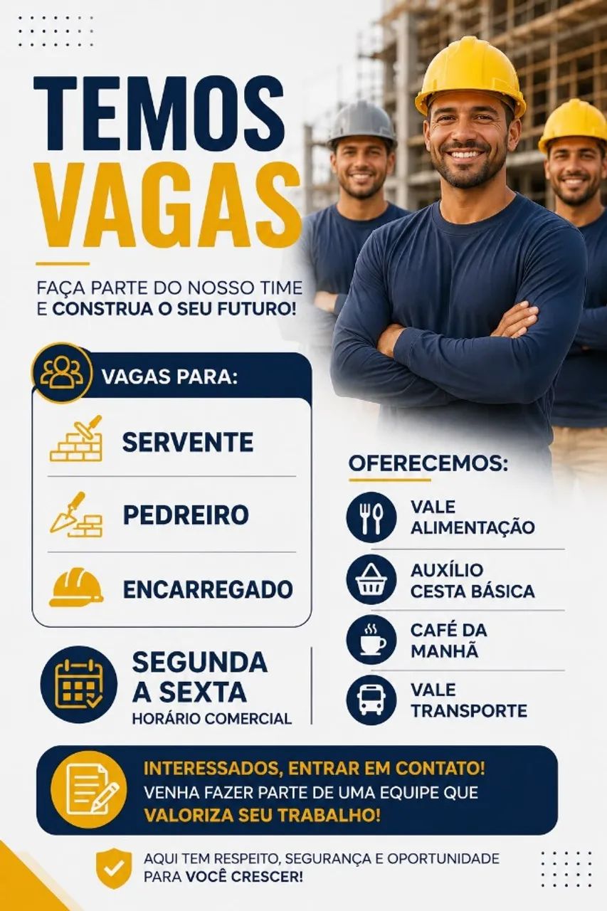 Pedreiro com experiência