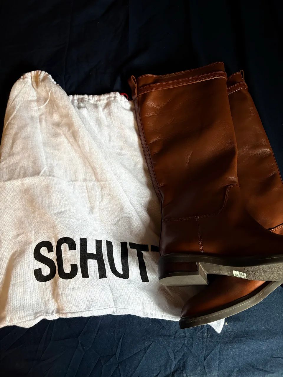 Bota Schutz 36 marrom couro legítimo  - Foto 2