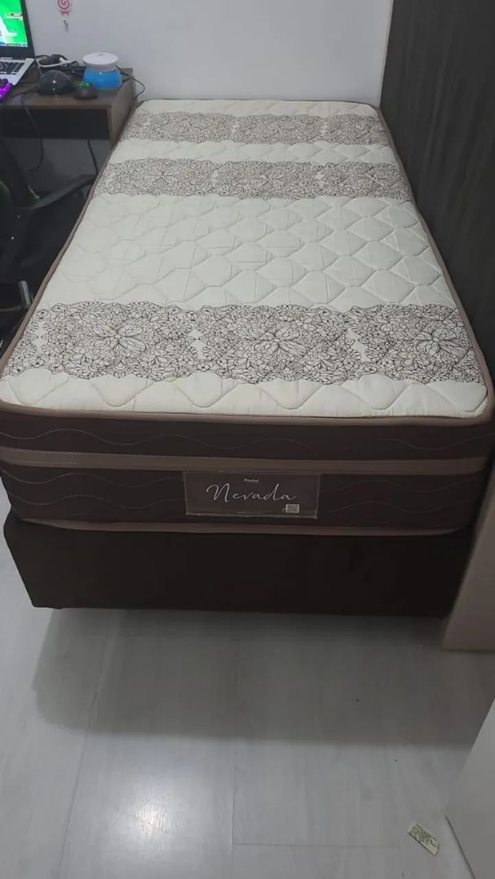 Cama mais box solteiro 