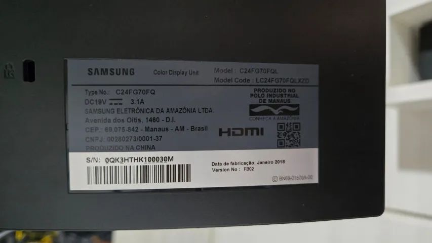 Monitor Samsung Quantum Dot 24' 144hzQLED - Foto 4