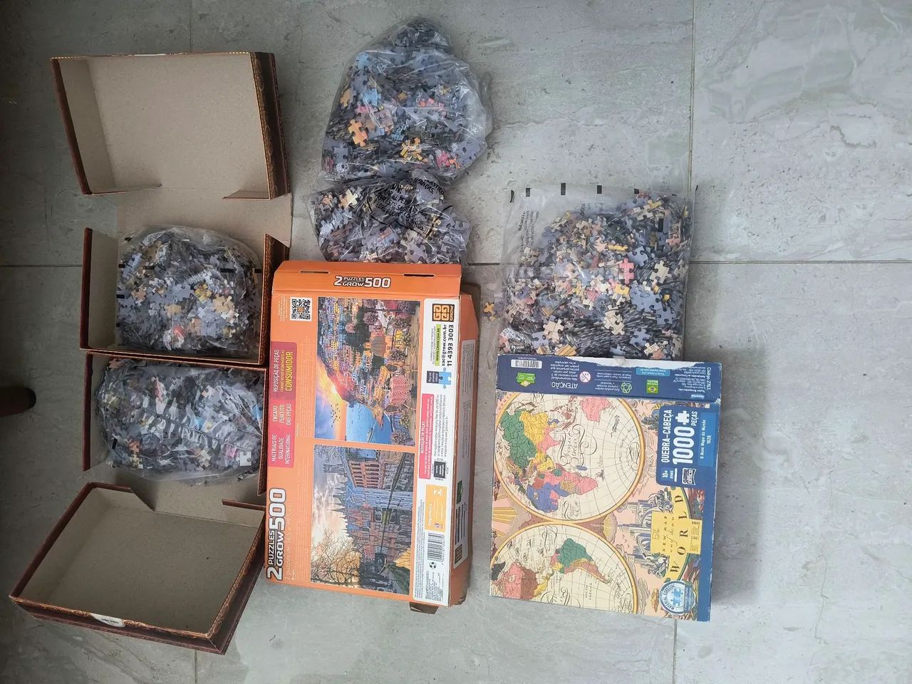 Kit  4 quebra-cabeças  - Foto 2
