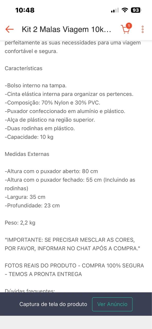 Mala de viagem  - Foto 3