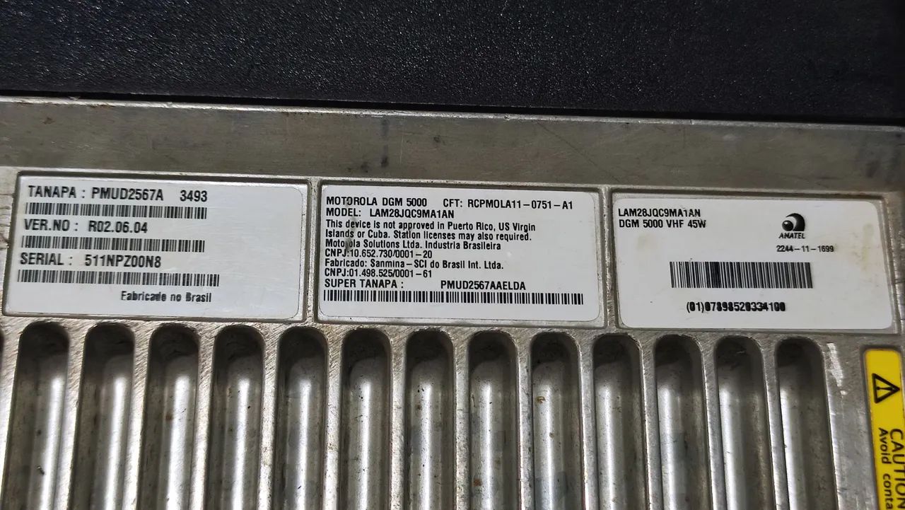 Rádio DGM 5000 Motorola VHF - Foto 2