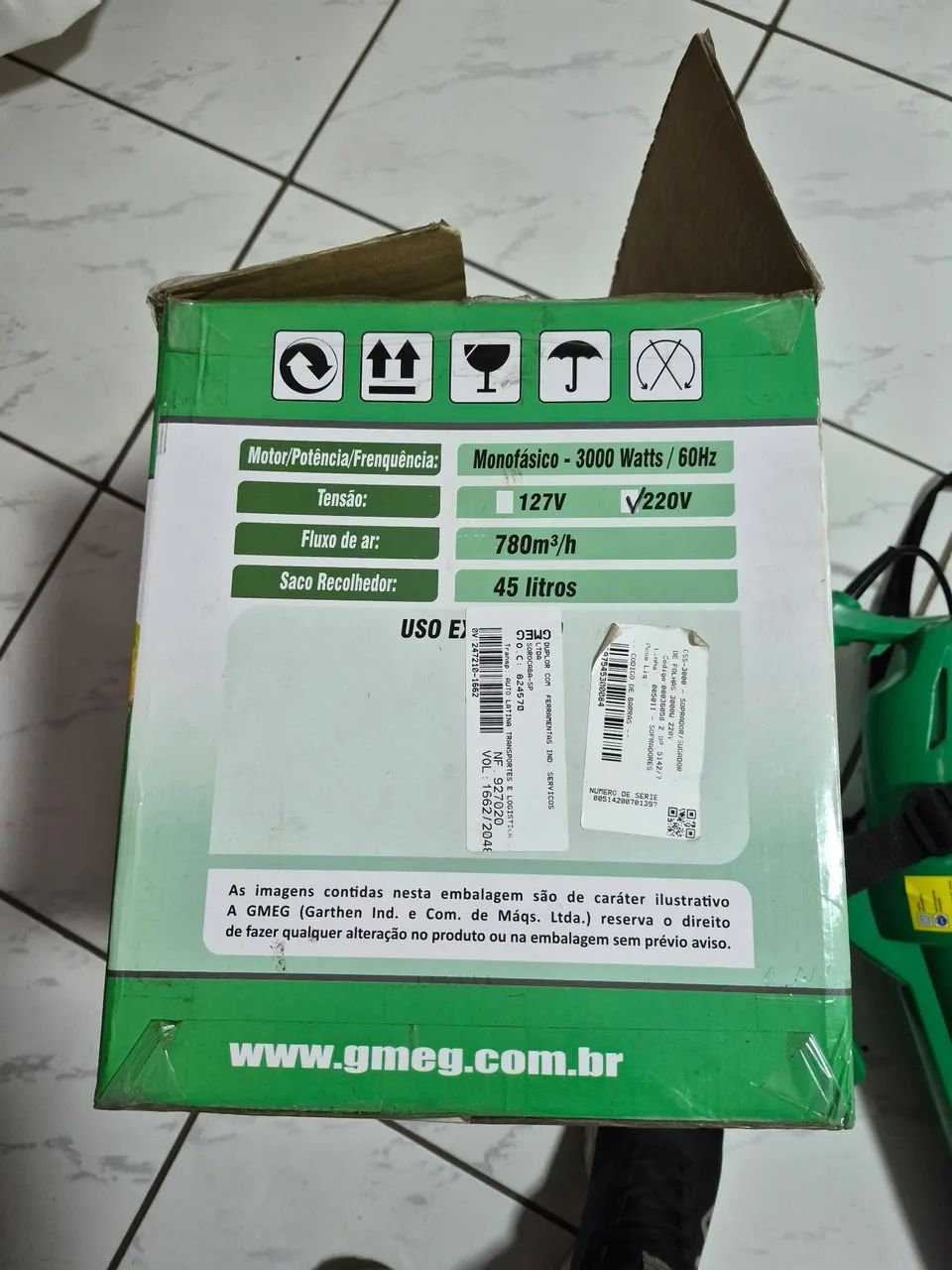 Soprador e sugador 220v 3000watts - Foto 3