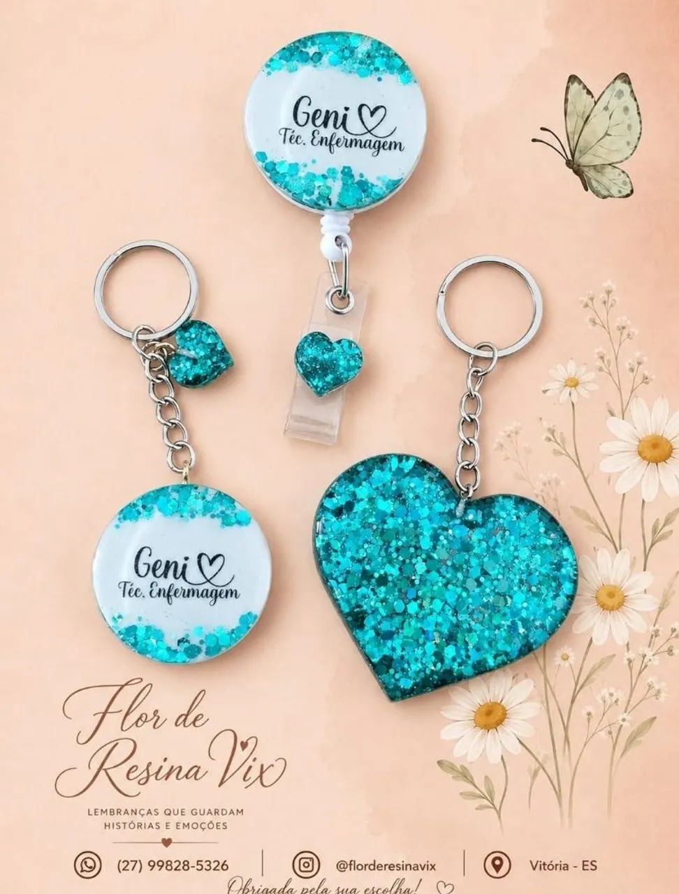 Crachá Personalizado em Resina - Foto 5