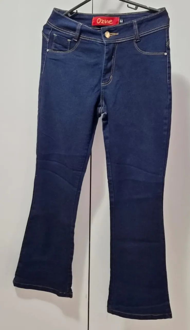 Calça jeans flare da Ozne - NOVA - Foto 2
