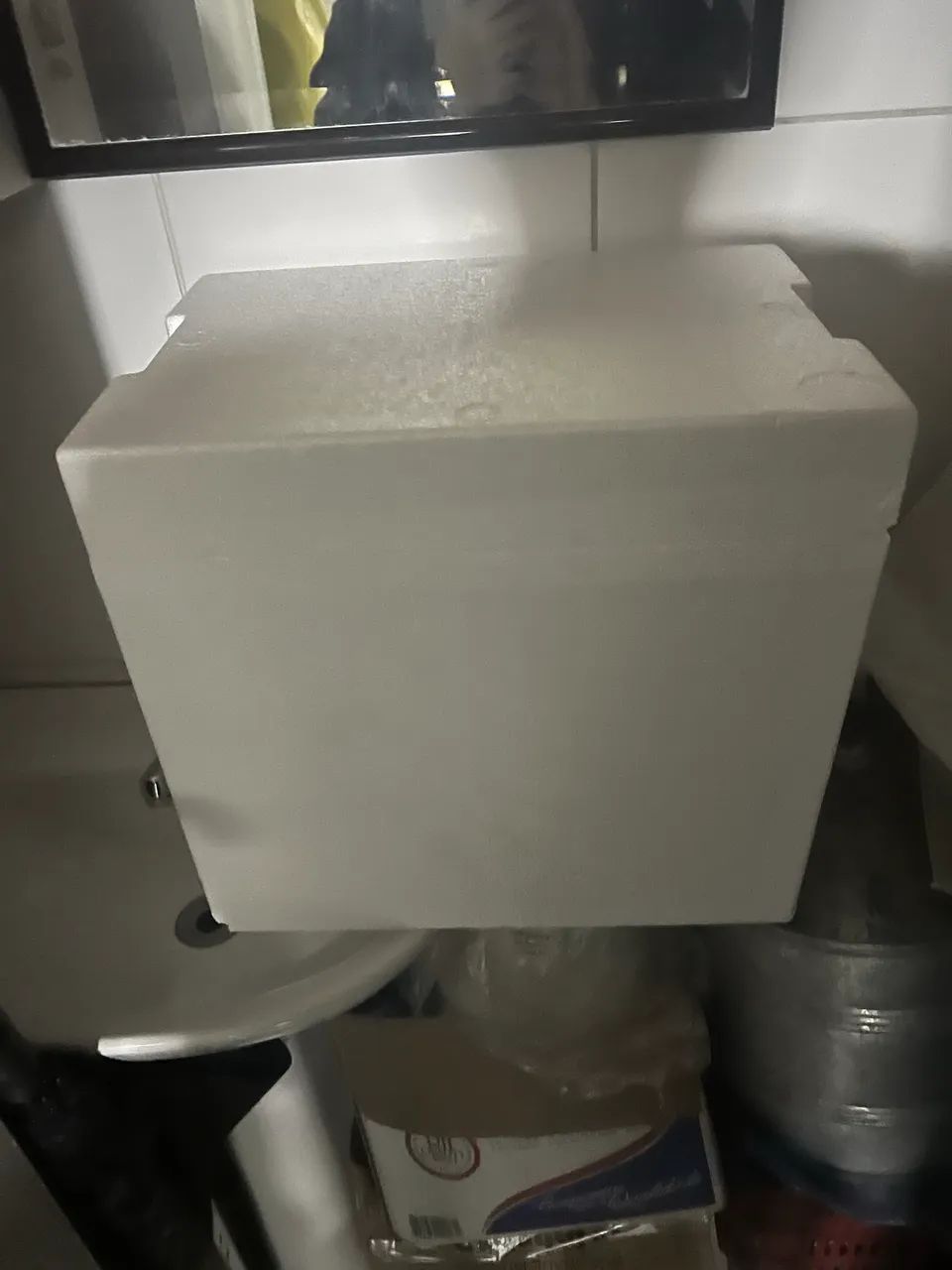 5 Caixa Isopor Novas