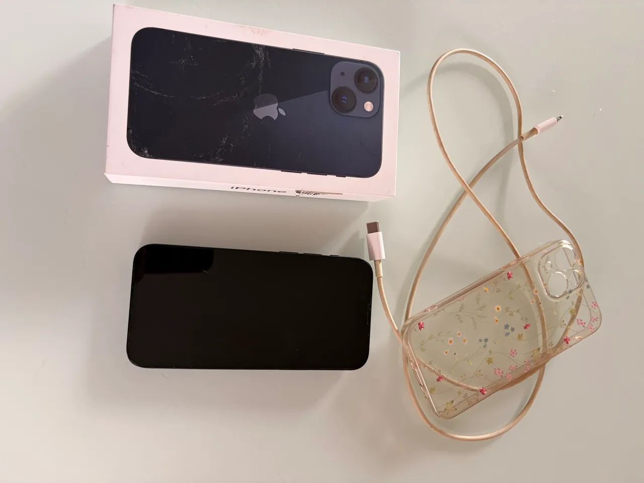 iPhone 13 mini 256GB Meia-noite - Na Caixa + Brindes! - Celulares