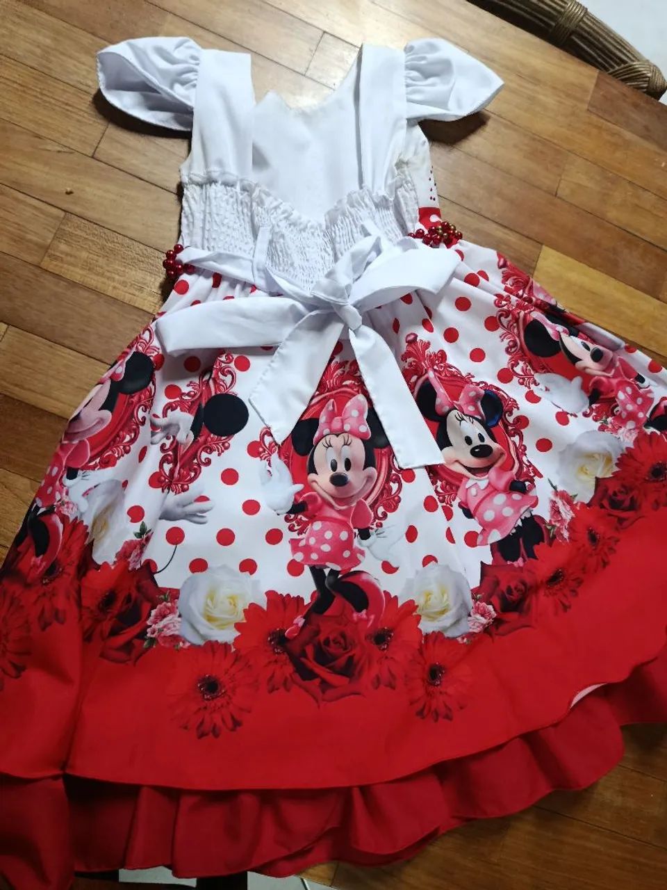 Vestido da Minnie pra sua princesa  - Foto 5
