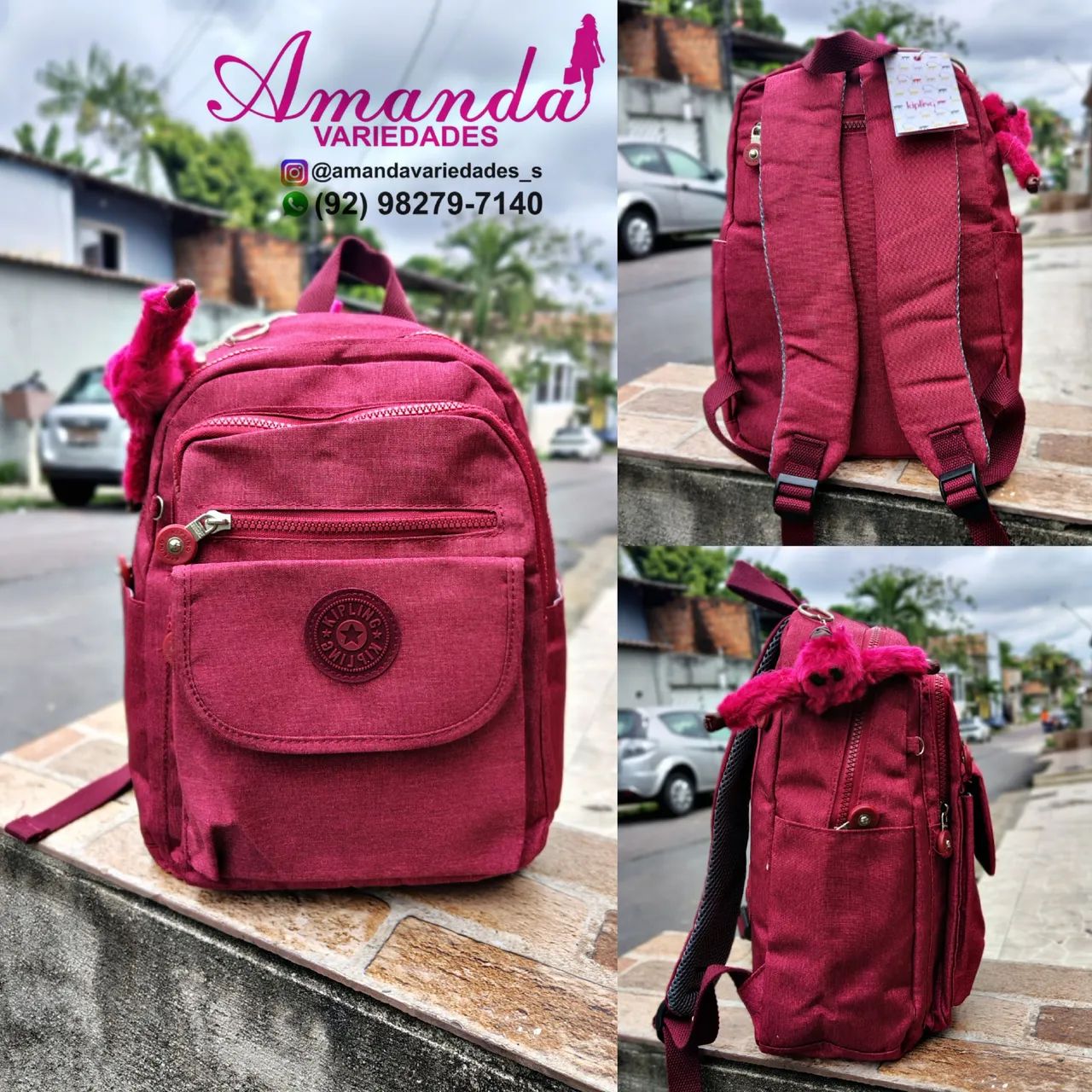 Mochilas Kipling/ Entrega Grátis  - Foto 3