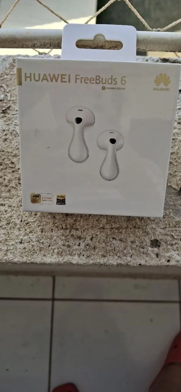 Fone Bluetooth Huawei Freebuds 6 Branco Novo Lacrado - Foto 3