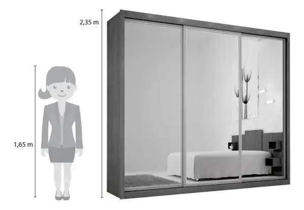 Guarda Roupa Ravena Top Rufato MDF