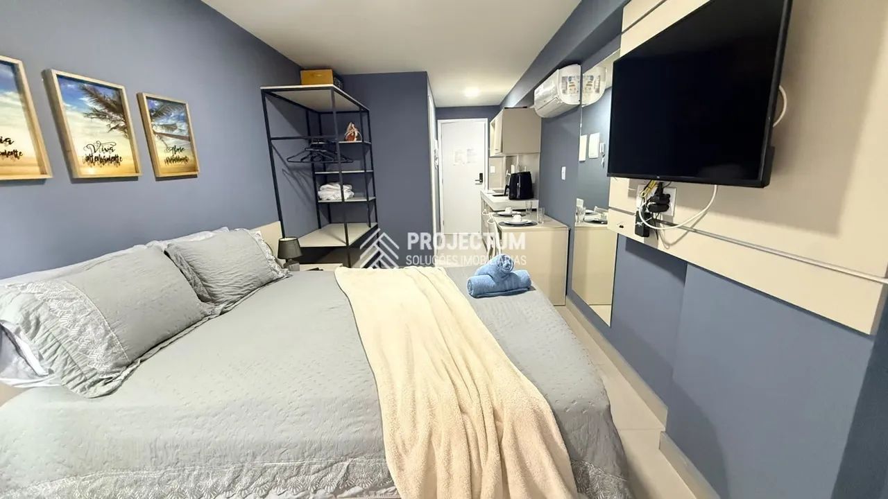 Flat mobiliado à venda no Cabo Branco  Excelente oportunidade!, 1 quarto, 21m2, João Pesso - Foto 3