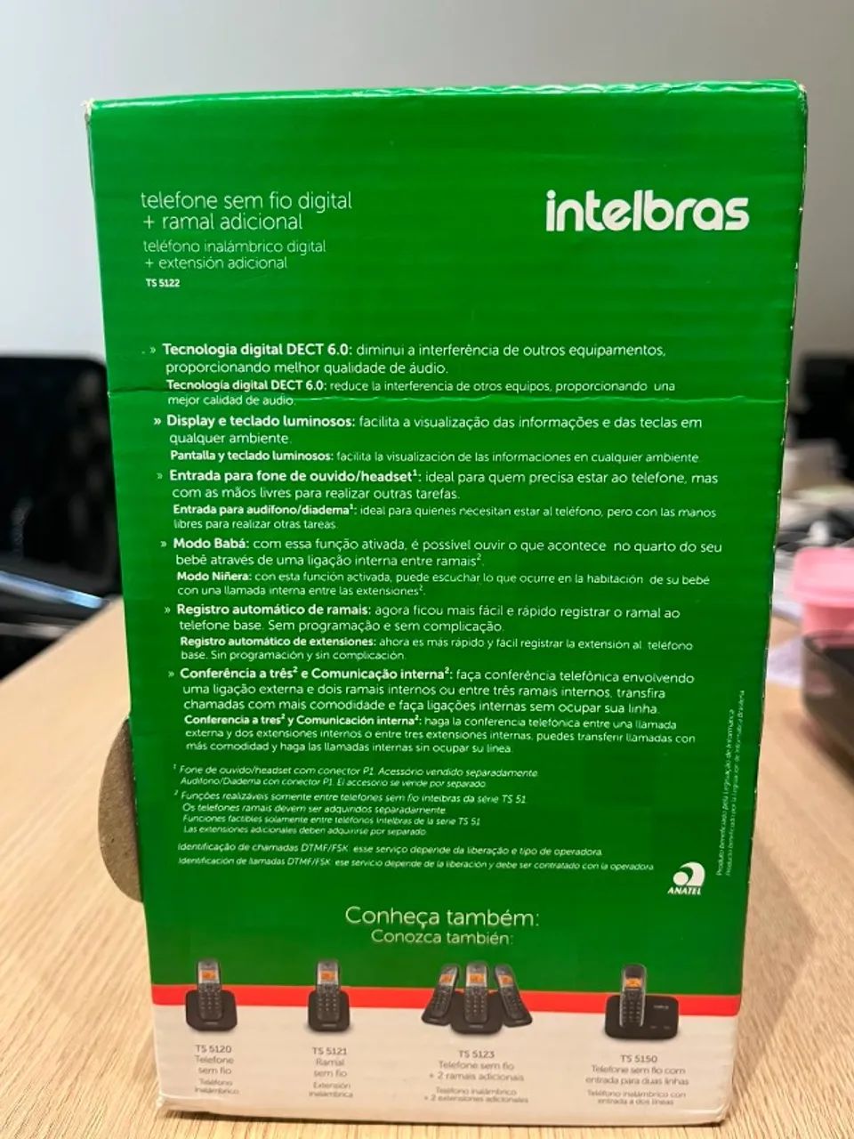 telefone sem fio com ramal - INTELBRÁS - Foto 4
