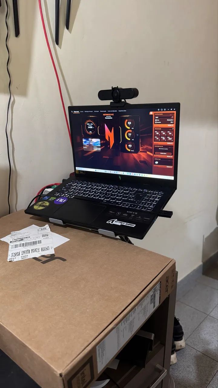 Notebook gamer acer nitro v15 