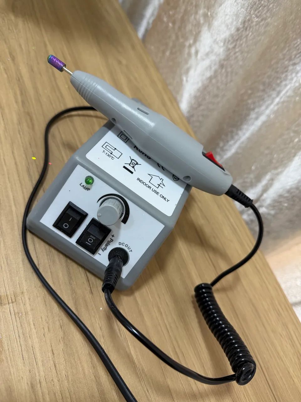 Motor lixa elétrico para unha em gel 