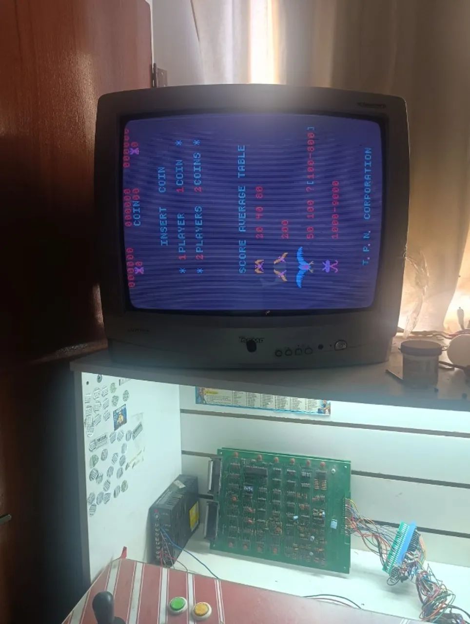 Placa Fliperama Phoniex Pcb Com Jamma Adapter  - Foto 5