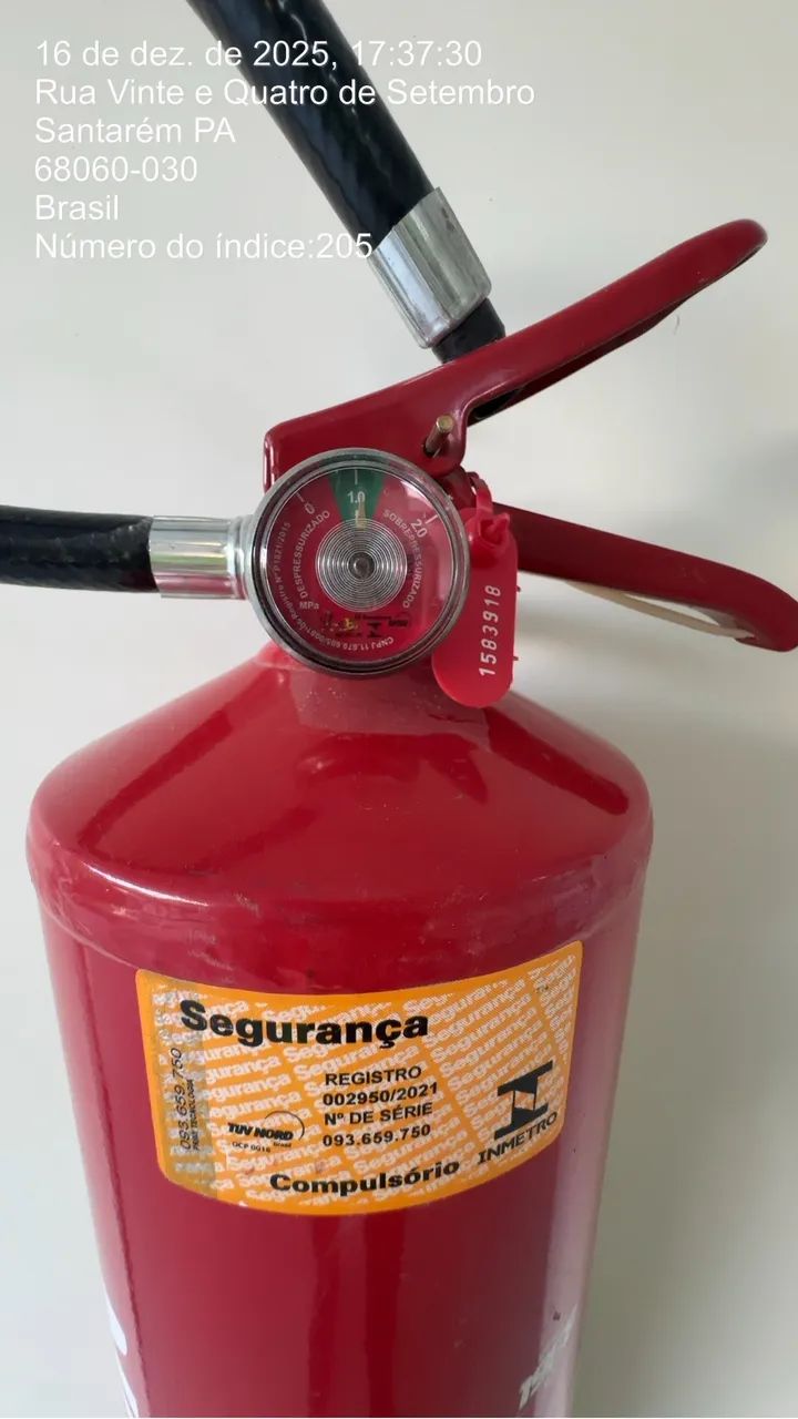 EXTINTOR DE PQS ABC DE 6kg Cap Ext: 4A 40BC Val 3 anos. - Foto 4