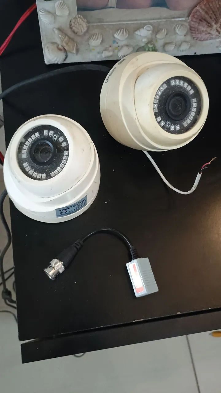 2x Câmera Segurança Dome para Dvr