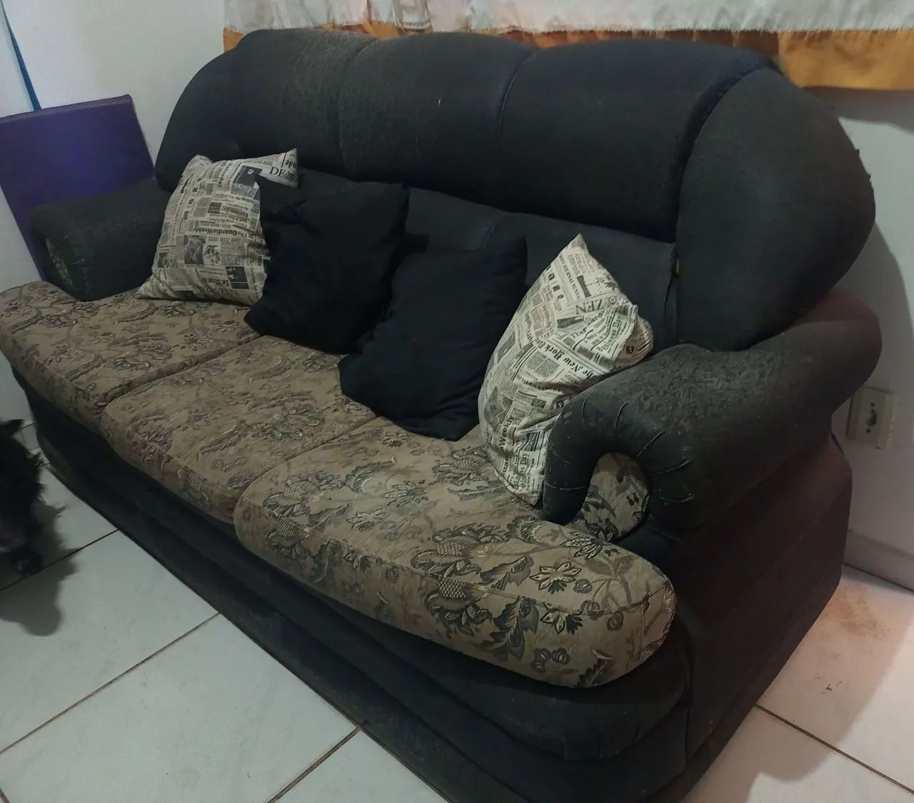Sofá 3 lugares confortável - Aceito proposta - Foto 3