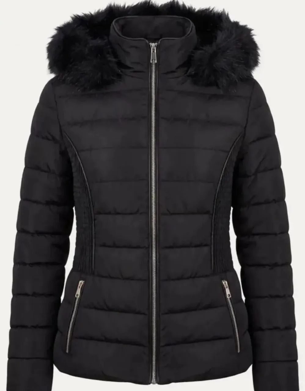 Casaco Puffer Preto  (Impecável!) - Foto 2