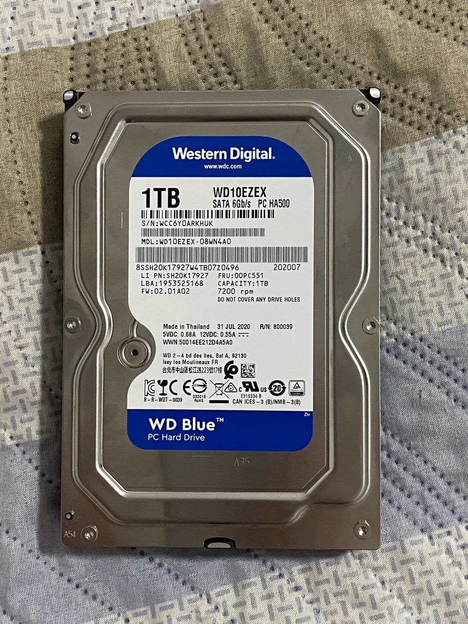 HD Western Digital Blue de 1 TB